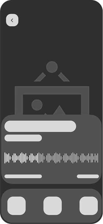 Player wireframe screen.